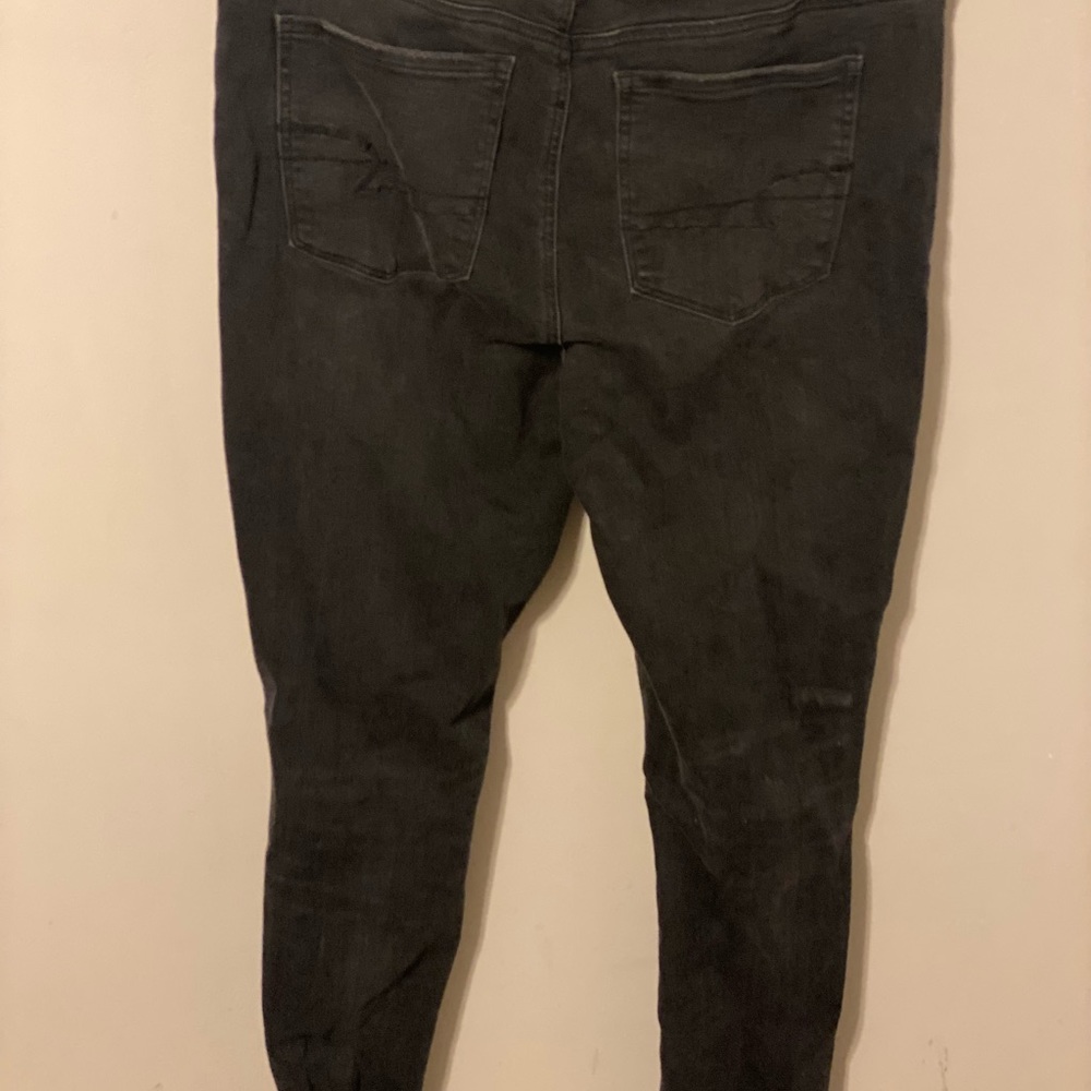 American Eagle Next Level Stretch Black Jeans - 16